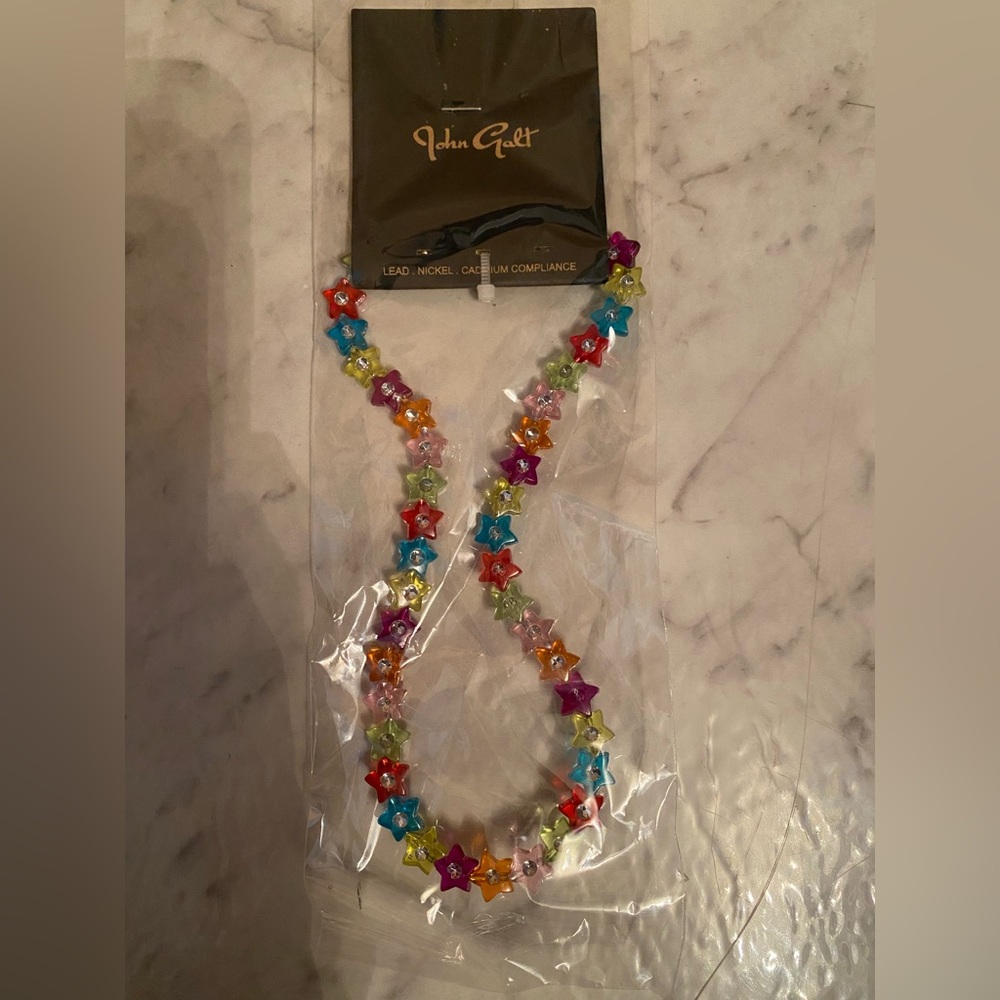 Brandy Melville Multicolor Star Bead Necklace (2 for $25, 3 for $30) - Picture 5 of 13